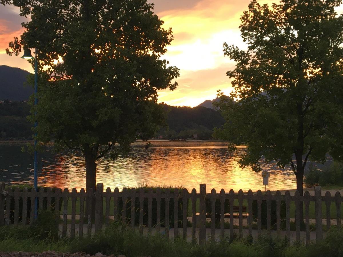 Paradiso Sul Lago Calceranica al Lago Eksteriør billede